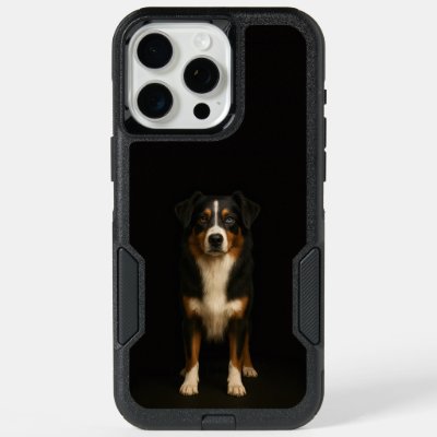 Black 4 Luxe iPhone 15 Pro Max, Aussie Shepherd