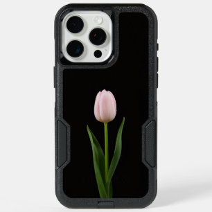 Black 4 Luxe iPhone 15 Pro Max, Blush Pink Tulip Max Case