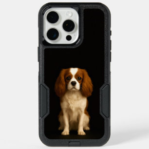 Black 4 Luxe iPhone 15 Pro Max, Cavalier Spaniel