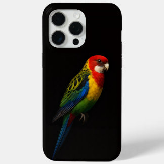 Black 4 Luxe iPhone 15 Pro Max, Eastern Rosella iPhone 15 Pro Max Case