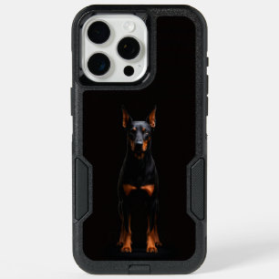 Black 4 Luxe iPhone 15 Pro Max, Guardian Doberman Max Case