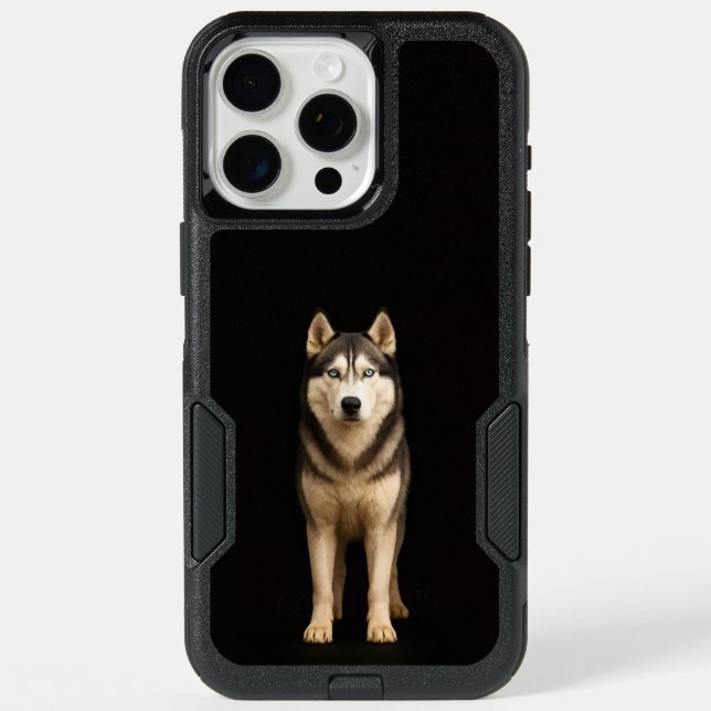 Black 4 Luxe iPhone 15 Pro Max, Icy Elite Husky (Back)