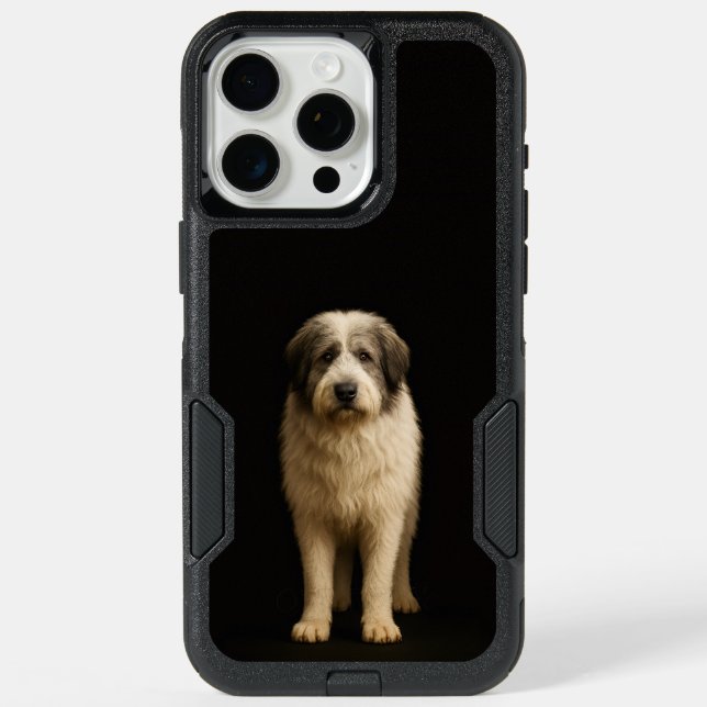 Black 4 Luxe iPhone 15 Pro Max, Mioritic Shepherd (Back)