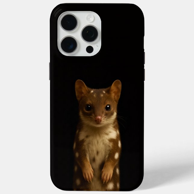 Black 4 Luxe iPhone 15 Pro Max, Sweet Quoll Case-Mate iPhone Case (Back)