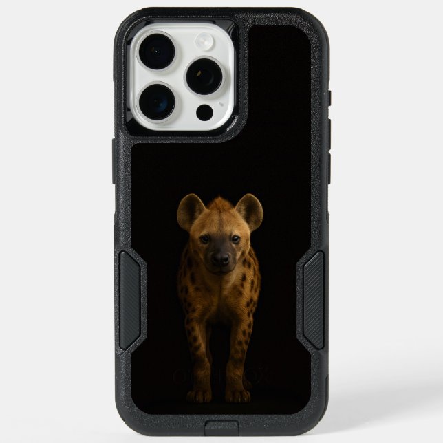 Black 4 Luxe iPhone 15 Pro Max, Wild Spotted Hyena (Back)