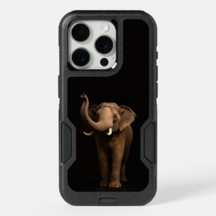 Black 4 Luxe iPhone 15 Pro, Mighty Elephant Pro Case
