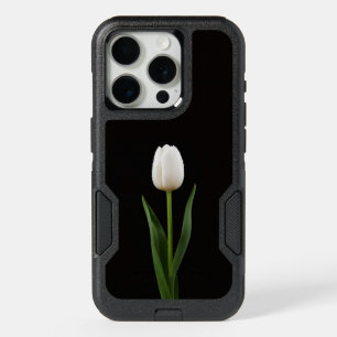 Black 4 Luxe iPhone 15 Pro, Pearl White Tulip