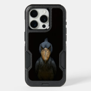 Black 4 Luxe iPhone 15 Pro, Shoebill Bird Pro Case