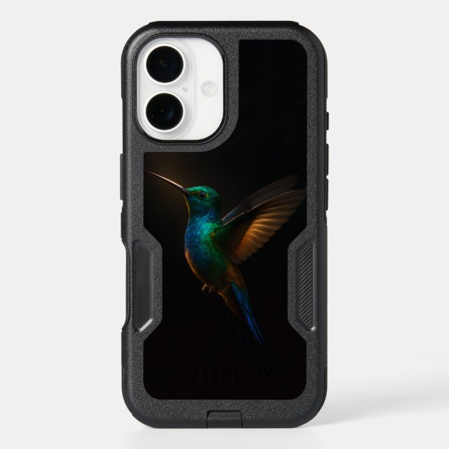 Black 4 Luxe iPhone 16 Case, Flying Bird Case (Back)