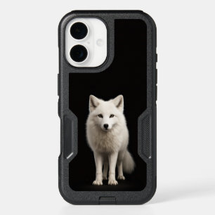 Black 4 Luxe iPhone 16 Case, Ivory Arctic Fox