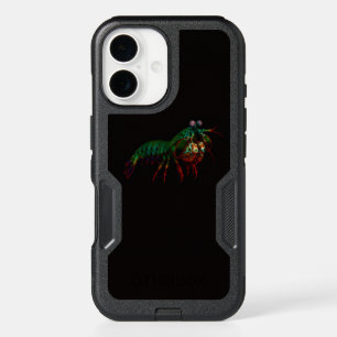 Black 4 Luxe iPhone 16 Case, Mantis Shrimp