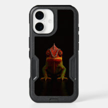 Black 4 Luxe iPhone 16 Case, Panther Chameleon