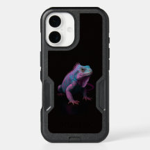 Black 4 Luxe iPhone 16 Case, Pink Iguana