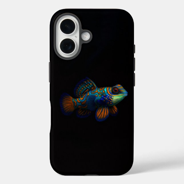 Black 4 Luxe iPhone 16 Mate, Dragonet Mandarin Case-Mate iPhone Case (Back)
