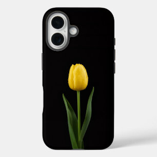 Black 4 Luxe iPhone 16 Mate, Golden Tulip Case