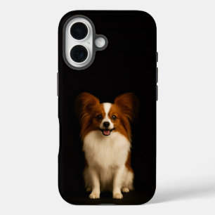 Black 4 Luxe iPhone 16 Mate, Refined Papillon Case