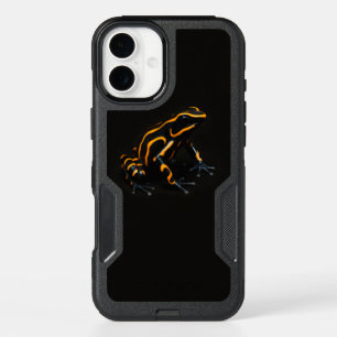 Black 4 Luxe iPhone 16 Plus, Black Orange Frog Plus Case