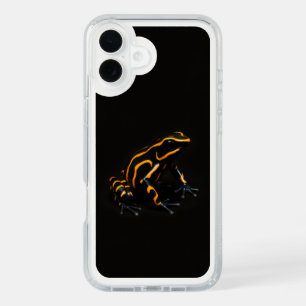 Black 4 Luxe iPhone 16 Plus, Black Orange Frog Plus Case