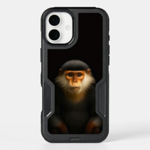 Black 4 Luxe iPhone 16 Plus Case, Red Douc Langur Case