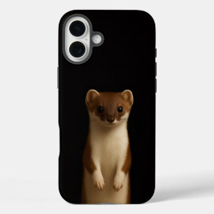 Black 4 Luxe iPhone 16 Plus, Elegant Weasel Plus Case