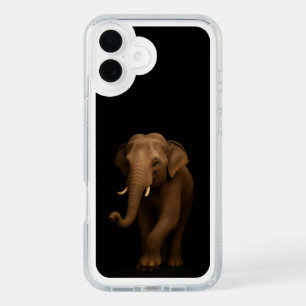 Black 4 Luxe iPhone 16 Plus, Indian Elephant Plus Case