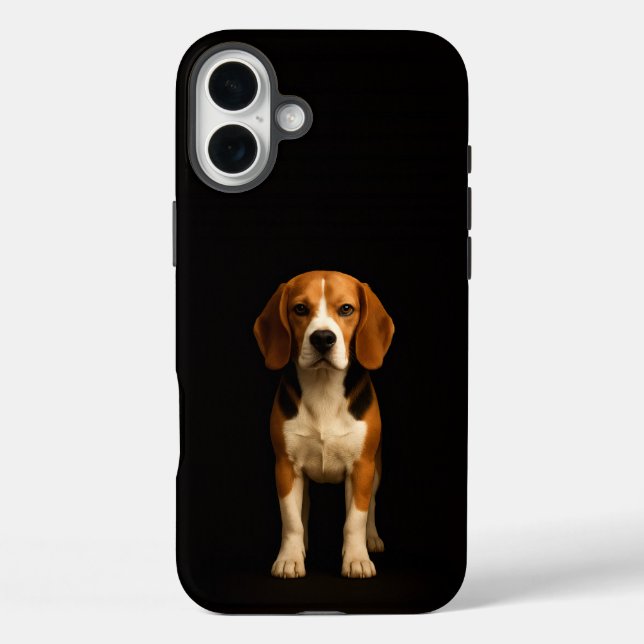 Black 4 Luxe iPhone 16 Plus, Kind Beagle Case-Mate iPhone Case (Back)