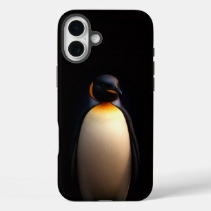 Black 4 Luxe iPhone 16 Plus Mate, Emperor Penguin Case