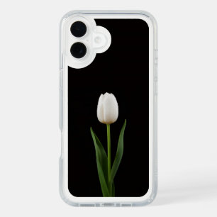 Black 4 Luxe iPhone 16 Plus, Pearl White Tulip Plus Case