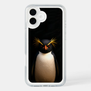 Black 4 Luxe iPhone 16 Plus, Rockhopper Penguin iPhone 16 Plus Case