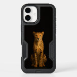 Black 4 Luxe iPhone 16 Plus, Sleek Cheetah