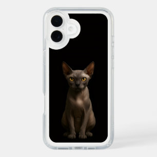 Black 4 Luxe iPhone 16 Plus, Sphynx Cat Plus Case