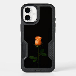 Black 4 Luxe iPhone 16 Plus, Sunset Orange Rose