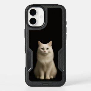 Black 4 Luxe iPhone 16 Plus, Turkish Angora Cat Plus Case