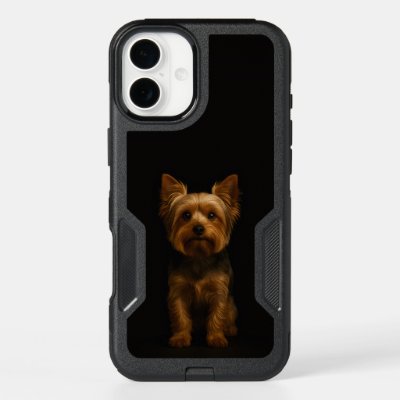 Black 4 Luxe iPhone 16 Plus, Yorkshire Terrier