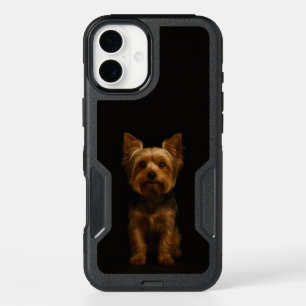Black 4 Luxe iPhone 16 Plus, Yorkshire Terrier Plus Case