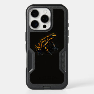Black 4 Luxe iPhone 16 Pro, Black Orange Frog