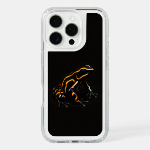 Black 4 Luxe iPhone 16 Pro, Black Orange Frog Pro Case