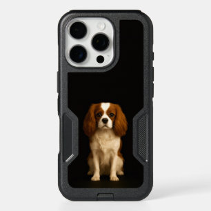 Black 4 Luxe iPhone 16 Pro Case Cavalier Spaniel