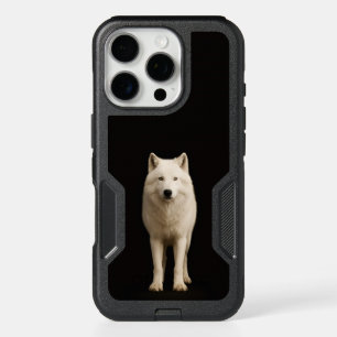 Black 4 Luxe iPhone 16 Pro Case Ivory Arctic Wolf