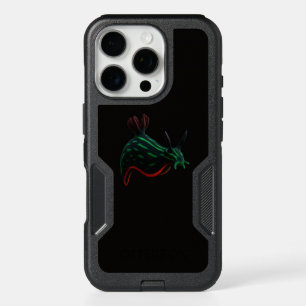 Black 4 Luxe iPhone 16 Pro Case, Neon Sea Slug Case