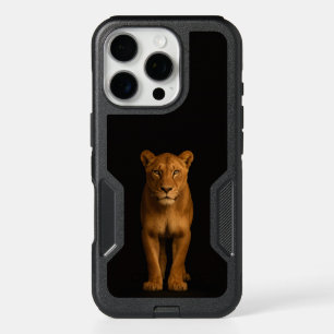 Black 4 Luxe iPhone 16 Pro Case, Noble Lioness