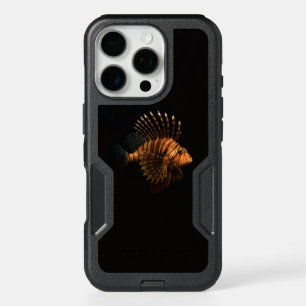 Black 4 Luxe iPhone 16 Pro Case, Red Lionfish Case