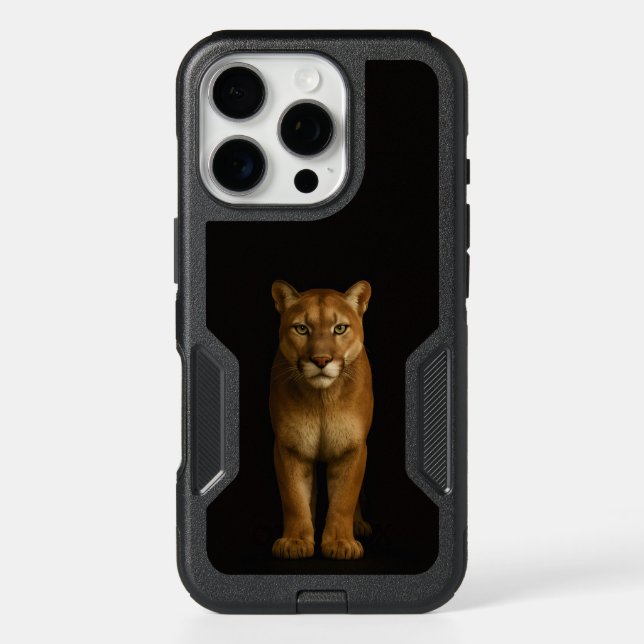 Black 4 Luxe iPhone 16 Pro Case Silent Prime Puma (Back)