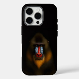 Black 4 Luxe iPhone 16 Pro, Mandrill Monkey Pro Case