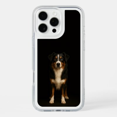 Black 4 Luxe iPhone 16 Pro Max, Aussie Shepherd iPhone 16 Pro Max Case
