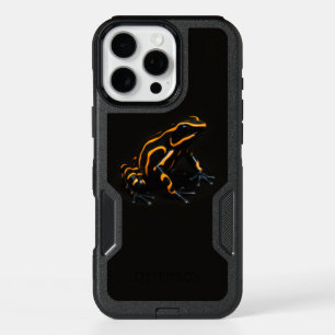 Black 4 Luxe iPhone 16 Pro Max, Black Orange Frog