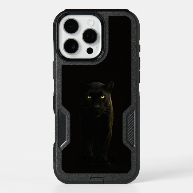 Black 4 Luxe iPhone 16 Pro Max, Black Panther Max Case (Back)