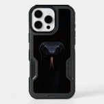 Black 4 Luxe iPhone 16 Pro Max Case, Black Mamba