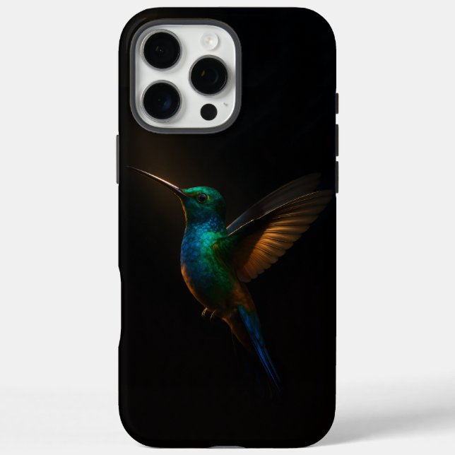 Black 4 Luxe iPhone 16 Pro Max Case, Flying Birds Case-Mate iPhone Case (Back)