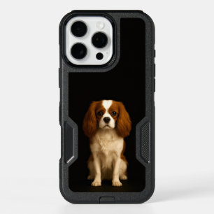 Black 4 Luxe iPhone 16 Pro Max, Cavalier Spaniel